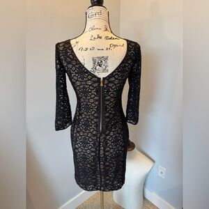 Guess Black Lace Bodycon Dress – Size 2